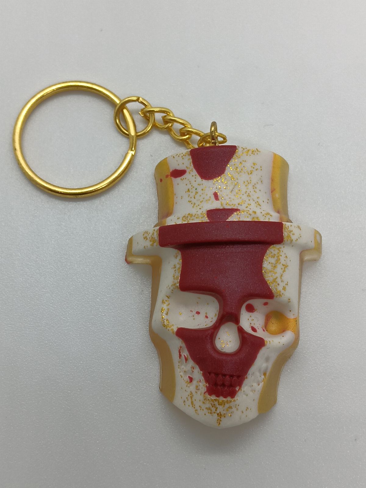 Porte clés tête de mort Mael