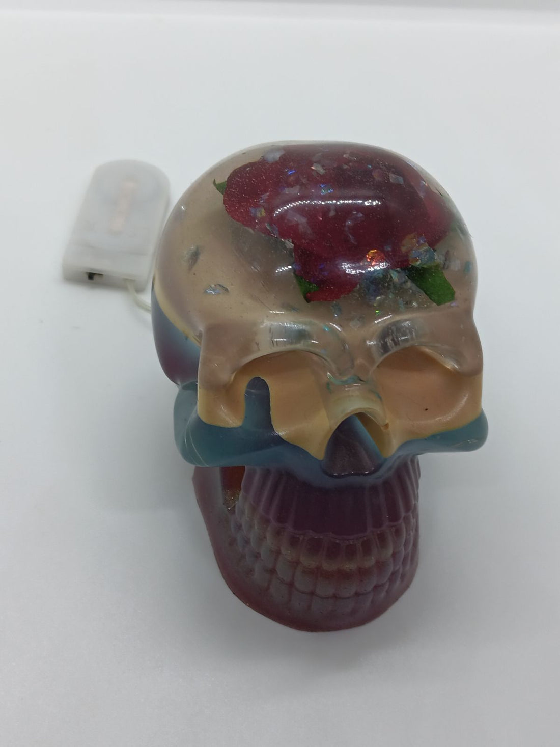 Tête de mort lumineuse Rose