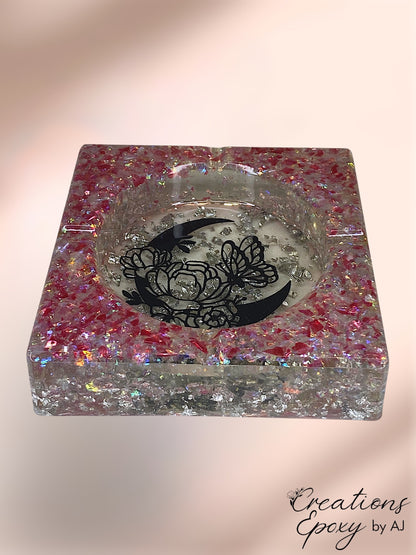 Cendrier Lune Papillon